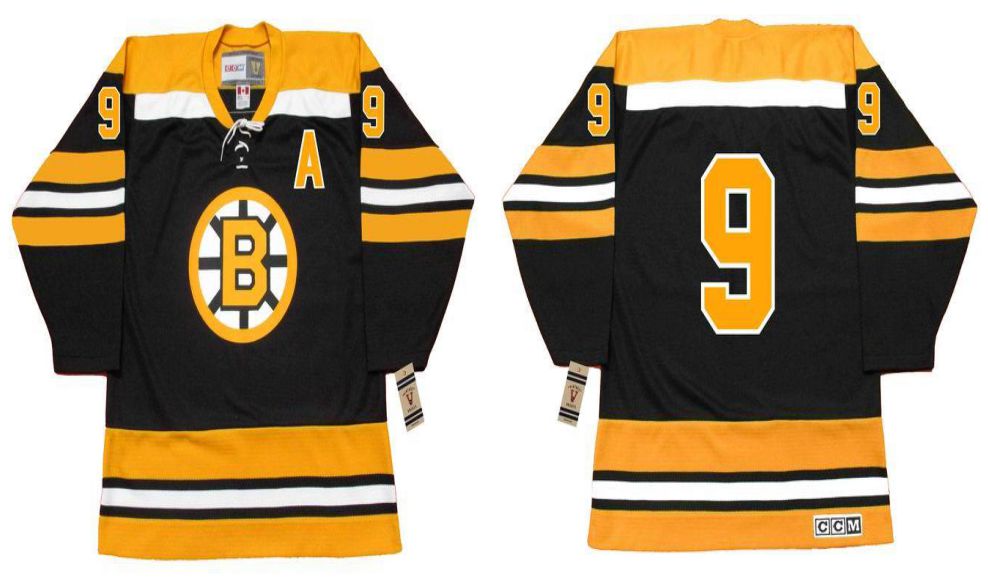 2019 Men Boston Bruins #9 Bucyk Black CCM NHL jerseys1